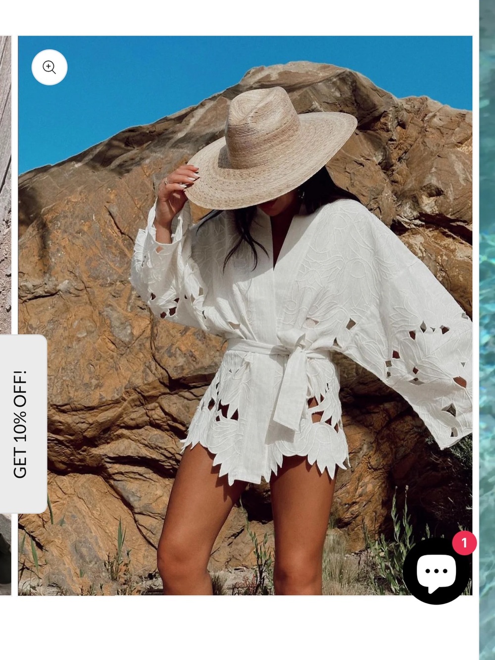 Lack Of Color Palma Wide Brim Straw Fedora Hat - Natural Tan - Picture 8 of 14